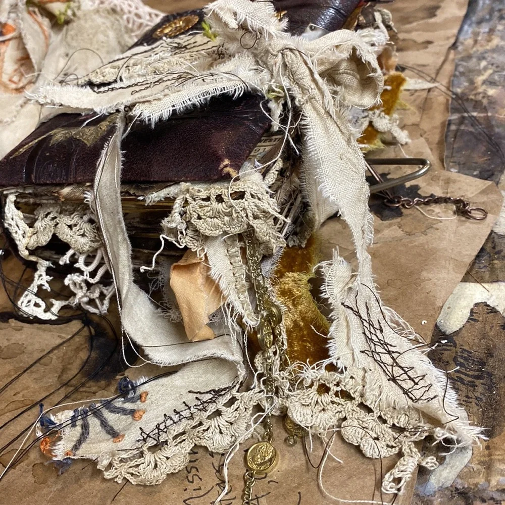 Antique Gothic Grunge junk journal - Picture 7 of 13